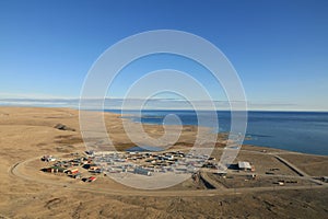 Summer view of Resolute Bay, Nunavut, Canada
