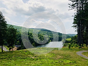 Summer view from Saville Dam