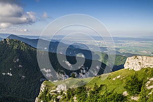 Summer view on velka fatra mountain in Slovakia.