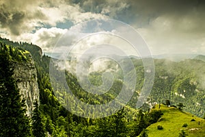 Summer view on velka fatra mountain in Slovakia.