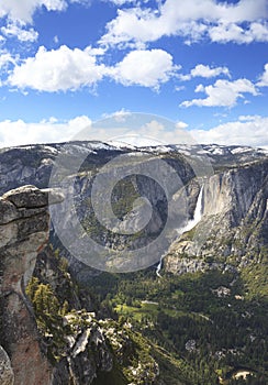 Summer view of Yosemite Valley