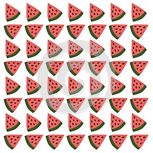 Summer Watermelons Pattern Texture Wallart photo