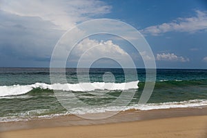 San pancho beach and waves photo