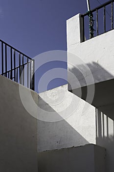 Summer wind over window