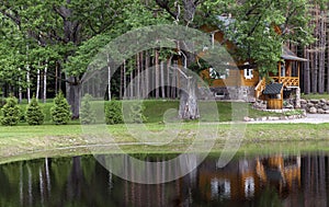 Summerhouse in the forest