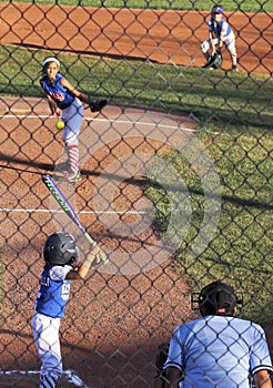 A Summerlin Little League Girls Softball Game