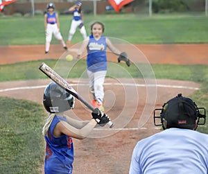 A Summerlin Little League Girls Softball Game