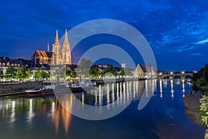 Summernight in Regensburg photo