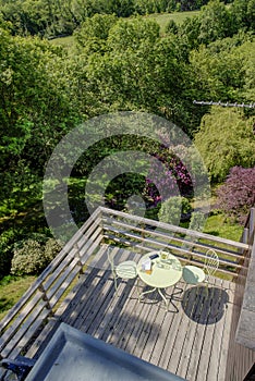 Summers Relaxation on Balcony