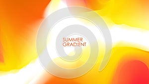 Summertime blurred background. Summer theme bright color gradients for creative seasonal graphic design.