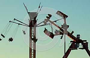 Summertime, YoYo, Sunset, Fun, Fair Rides