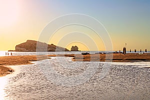 Summertime.Gargano coast: Portonuovo beach,Vieste-(Apulia) ITALY-