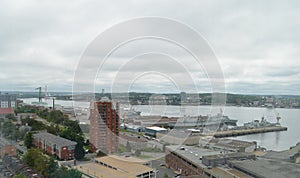 Summer in Halifax: Overlooking Halifax Harbour and MacDonald Bridge