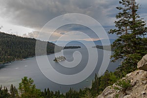 Storm over Emerald Bay, Lake Tahoe