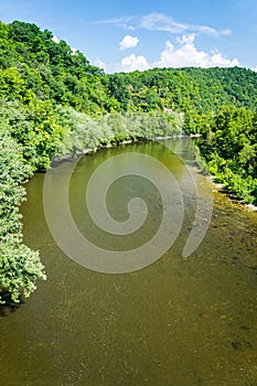 A Summertime View of the James River