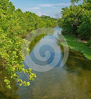 Summertime View of the Roanoke River