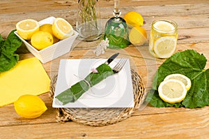 Summery party table