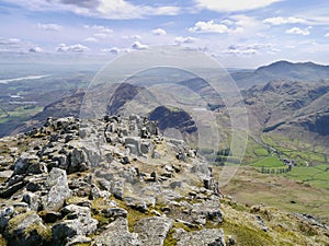 Summit area of Harrison Stickle, Lake District