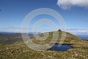 The summit of Ben Hiant in Western Scotland.
