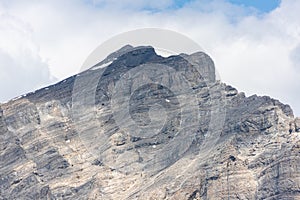 Summit of Cascade Mountain in Town of Banff, Canada