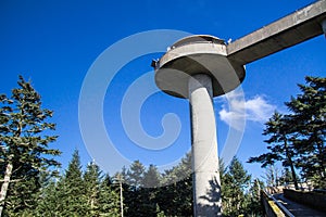 Summit Clingmans Dome In Great Smoky Mountains