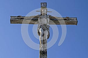 Summit cross Kofel