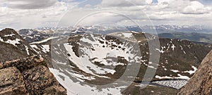 Summit Lake from Mt. Evans Panoramic