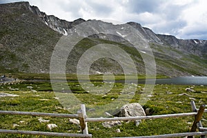 Summit lake on way to Mount Evans