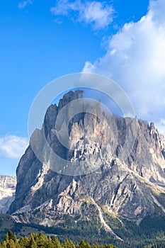 Summit of Langkofel on Seiser Alm, South Tyrol