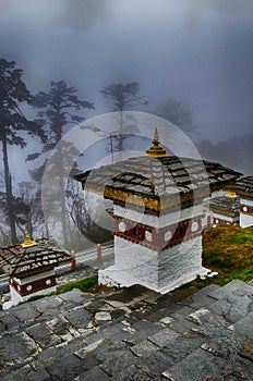 Summit is marked by 108 Buddhist shrines