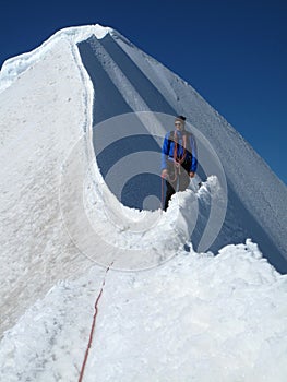 Summit of Monch mountain