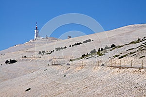 The summit of Mont Ventoux, France