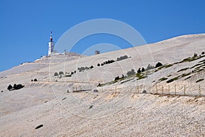 The summit of Mont Ventoux, France