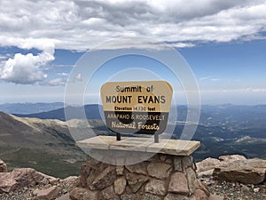 Summit of Mount Evans