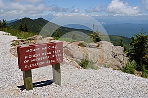 Summit of Mount Mitchell photo