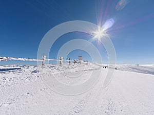 The summit of mountain Helmos