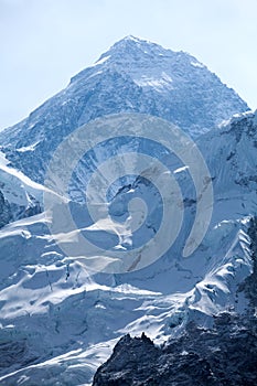 Summit of mt. Everest from Kala Patthar, Solu Khumbu, Nepal