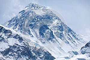 Summit of mt. Everest from Kala Patthar, Solu Khumbu, Nepal