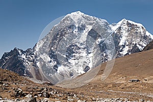 Summit mt. Lobuche, Sagarmatha National Park, Solu Khumbu, Nepal photo