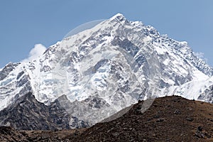 Summit mt. Nuptse, Sagarmatha National Park, Solu Khumbu, Nepal