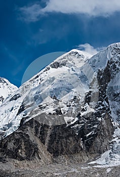 Summit not far Gorak shep and Everest base camp