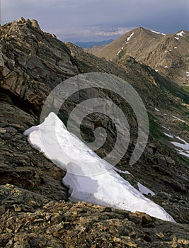 Summit ridge on Peak 13033, Hunter-Fryingpan Wilderness, Colorado