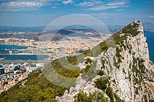 The summit of the Rock of Gibraltar