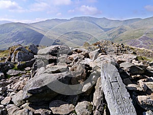 Summit of Sheffield Pike, Lake District