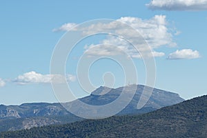 Summit of the Sierra Aitana from the San Antonio de Alcoi natural park photo