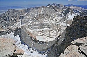 Summit View, from Mount Whitney, California