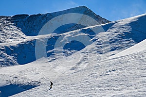 Summit view from Peak 8 at Breckenridge Ski Resort, Colorado.