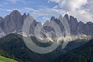 Summits of the Odle Group. South Tyrol. Dolomites