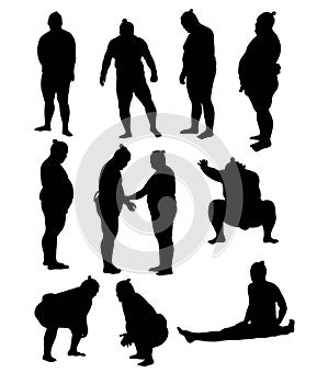 Sumo Activity and Action Silhouettes