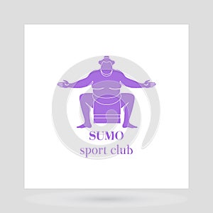 Sumo fight club logo design